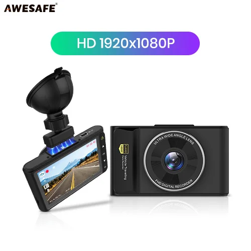 1080P AWESAFE Q8 4K 2160P gps Автомобильная камера DVR Dash cam Видео привод рекордер Авто регистраторы full hd 1920x1080 ночное видение - Название цвета: 1080P