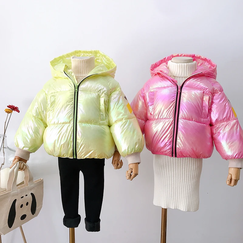 Chifuna/Новое модное зимнее пальто из светоотражающей ткани с хлопковой подкладкой