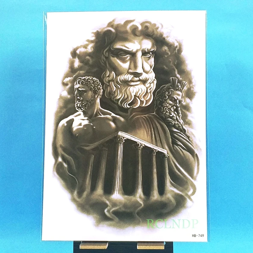 Водостойкая Временная тату-наклейка христианская благословная Дева Мария