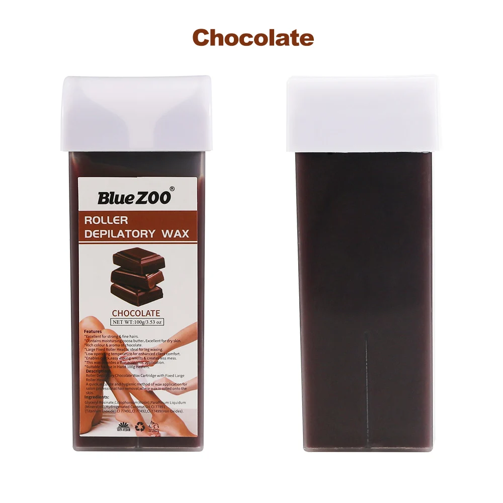 Blue ZOO, 100 г, роликовый эпиляционный воск, эпилятор для рук, ног, подмышек, тела, воск для удаления волос, несколько ароматов, инструменты для удаления волос
