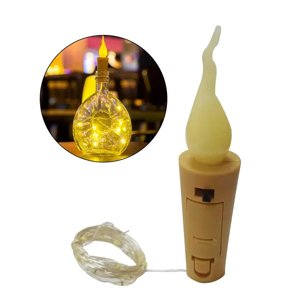 10 шт. СВЕТОДИОДНЫЙ свеча беспламенный инструмент для установки пробок в бутылки