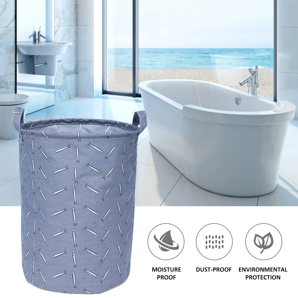 Мультяшная водонепроницаемая корзина для белья с рисунком фламинго хранения