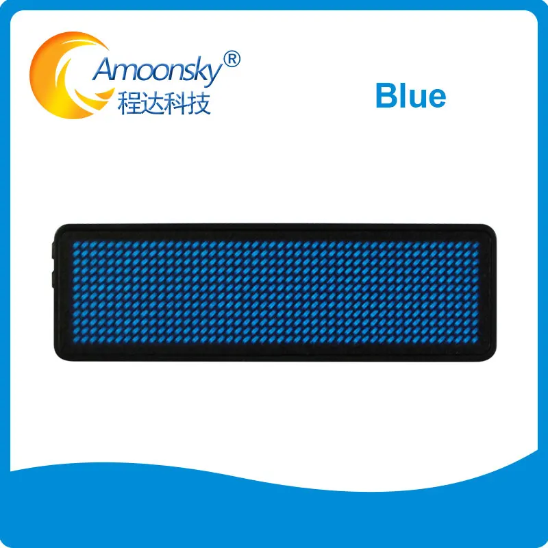 Хит продаж перезаряжаемый запрограммирован (led) Личные Жетоны bule красного и