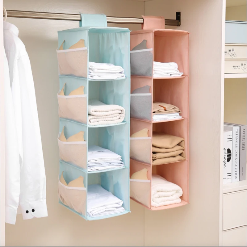 

Storage Bag Oxford Cloth Water Washing Cabinet Multi-Layer Foldable Hanging Storage Bag Undergarment Socks Storage Bag