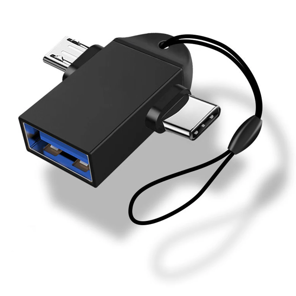 Адаптер ANMONE OTG Type C 2 в 1 конвертер Micro Usb 3 0 разъем для флеш-диска мыши смартфонов