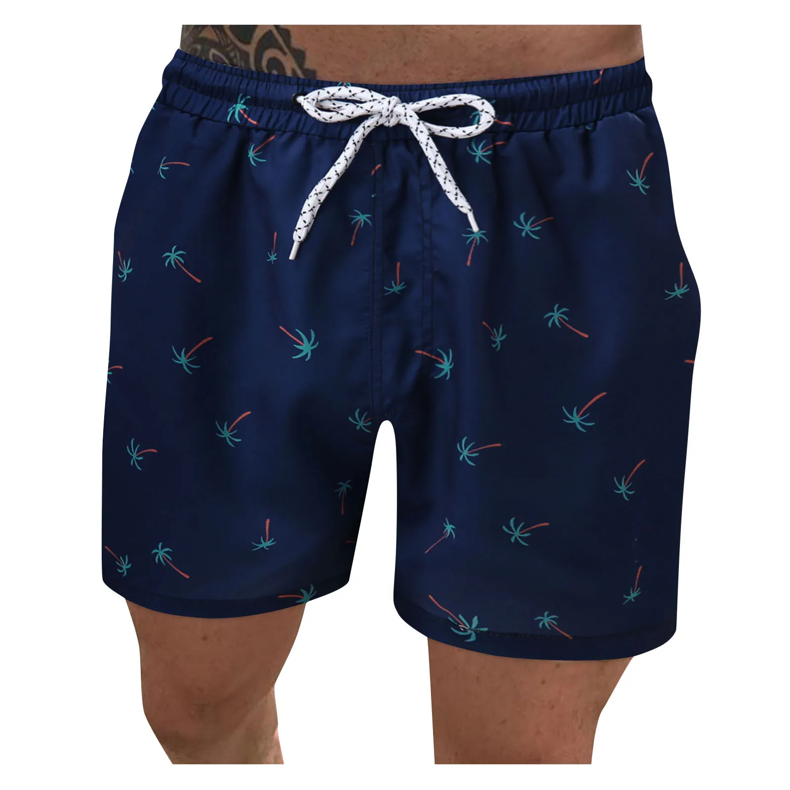 

2021 New Fitness Fashion Quick-drying Beach Shorts Men's Swimwear Men's Swimming Trunks Summer Bathing Beachwear Surfing Shorts