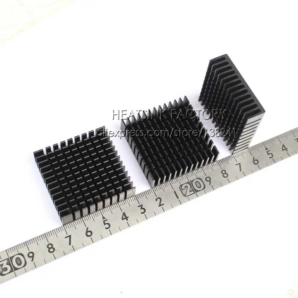 Алюминиевый радиатор для охлаждения 40x40x11 мм 2 шт. | Компьютеры и офис