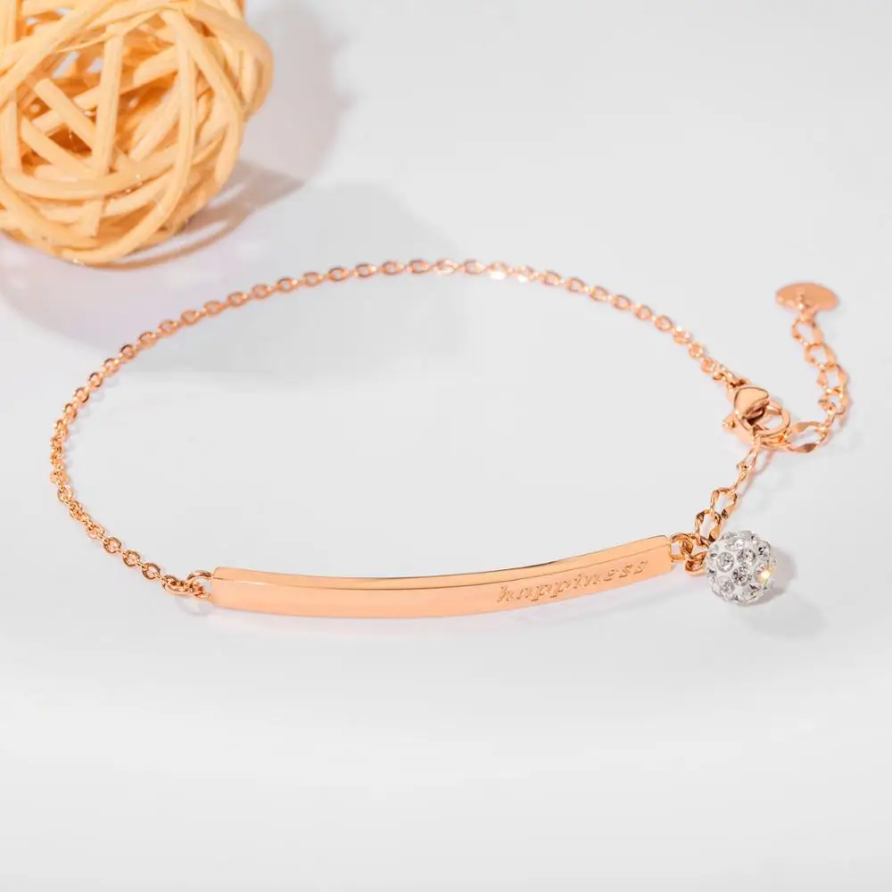 Фирменные ювелирные изделия персонализированный браслет с гравировкой имени