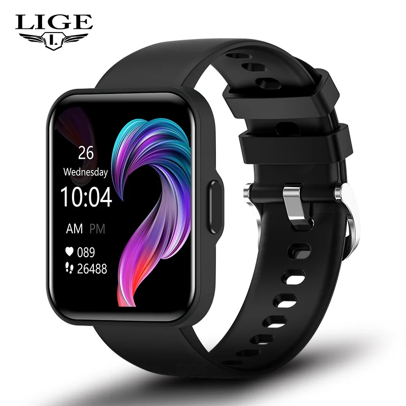 

Смарт-часы LIGE для мужчин и женщин, с пульсометром