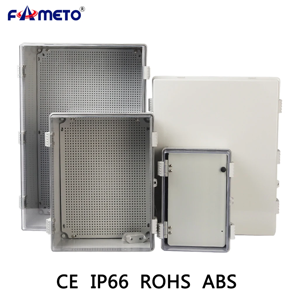 

Outdoor waterproof Distribution box ABS plastic waterproof box IP66 Anti-corrosion Compression IV08 CE DHL free shipping