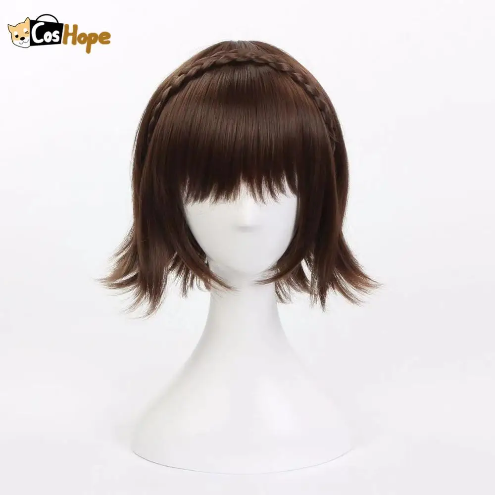 Парик для косплея Makoto Niijima Persona 5 Queen термостойкие синтетические искусственные