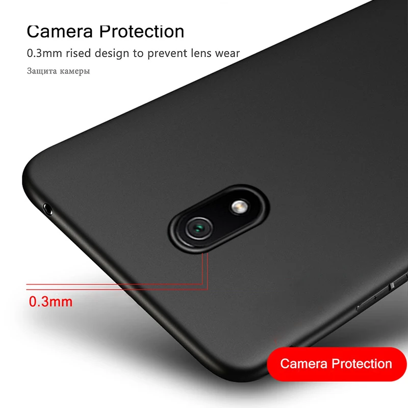 Silicon Case for Redmi 8A Bumper Shockproof Slim Soft Matte Phone Cover on Xiaomi 8 A Global Version |