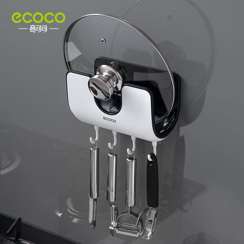 Многофункциональный настенный держатель для крышек ECOCO разделочной доски