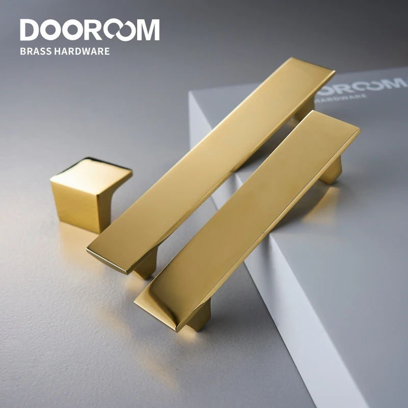 Dooroom латунные мебельные ручки современный скандинавский шкаф комод для ящиков