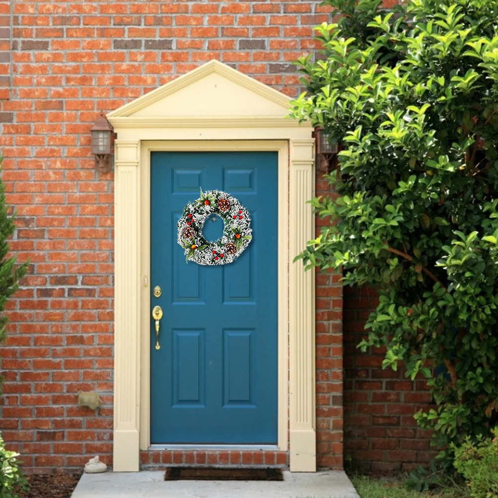 Искусственный Рождественский венок Рождественская гирлянда для вашей входной