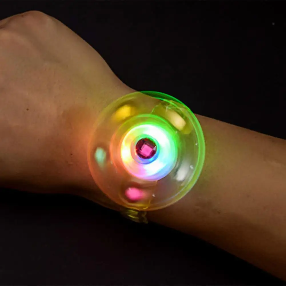 

Kids Creative Luminous Spinning Top Spiral Twister Watch Bracelet Children Toy