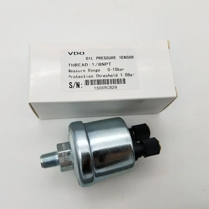 1/8NPT VDO Датчик давления масла от 0 до 10 бар дизельный генератор часть мм