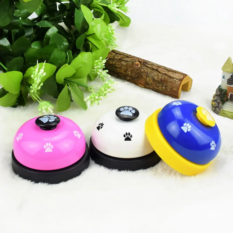 Pet Call Bell Dog Toys IQ Training Cat Feeding Ringer Educational Toy Pets Interactive Eating Food Feeder |