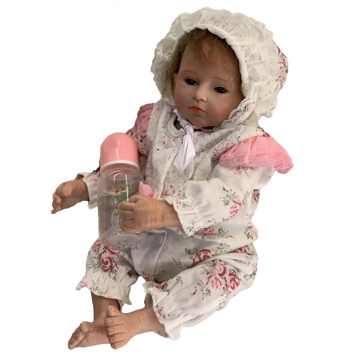 

45cm Reborn Baby Reborn Baby Doll Kit Reborn Toys Reborn Doll Bebe Reborn Vinyl with Clothing New Born Baby Items