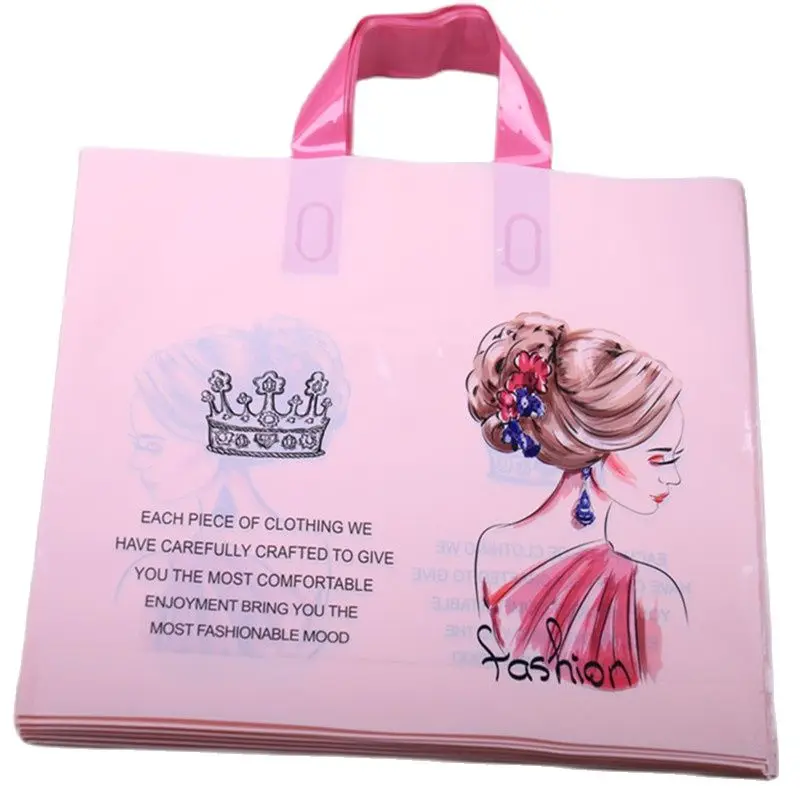 Экологичные вечерние пакеты из полиэтилена высокой плотности с короной 10 шт./лот