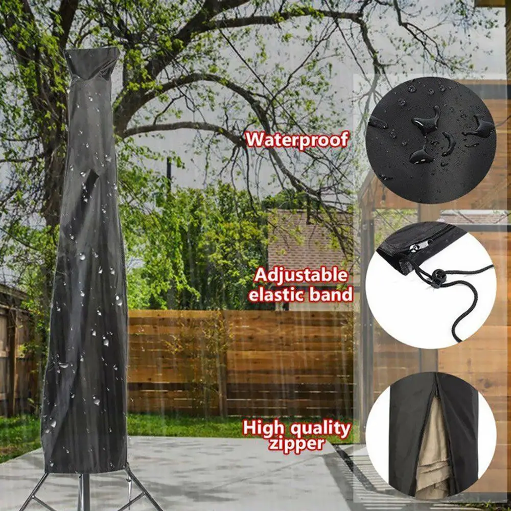 Outdoor Garden Waterproof Banana Umbrella Cover Shade Weatherproof Patio Cantilever Parasol Rain Protective Case | Дом и сад