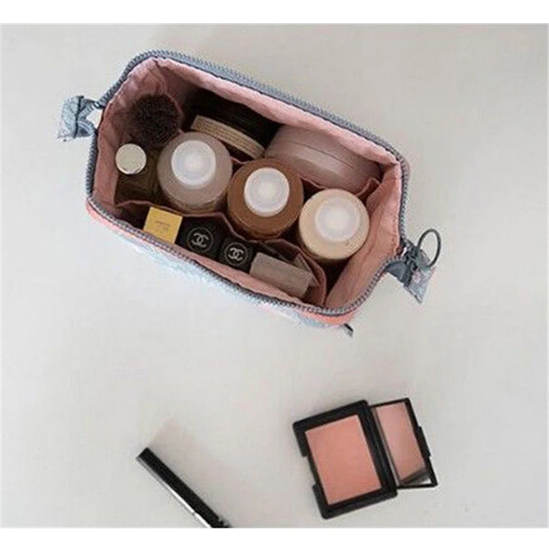 

Fashion Flamingo Ladies Make Up Bag Large Capacity Pencil Case Cosmetic Travel Girls Women Handbag Multifunction Waterproof Box