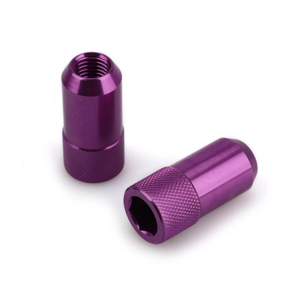 20 PCS 42mm Length Racing Lug Nuts d1 Alloy Aluminum 7075-t6 m12x1.5 Aftermarket Wheel Nut Jdm Accessories
