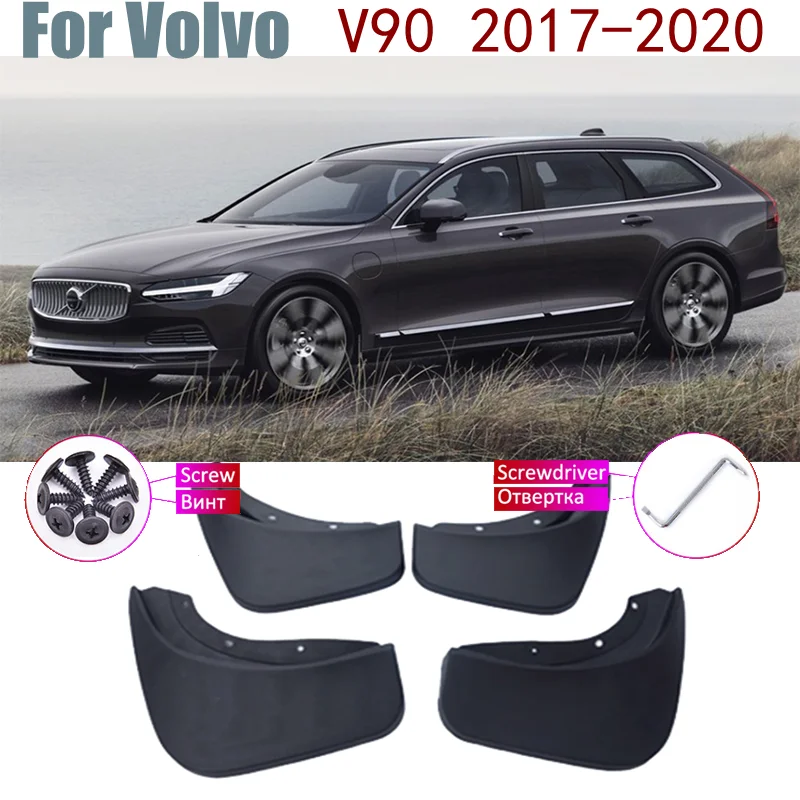 

Over Fender Mud Flaps Guard Splash Flap Mudguard Accessories Car Mudflap Fender For Volvo V90 2020-2017 2019 2018