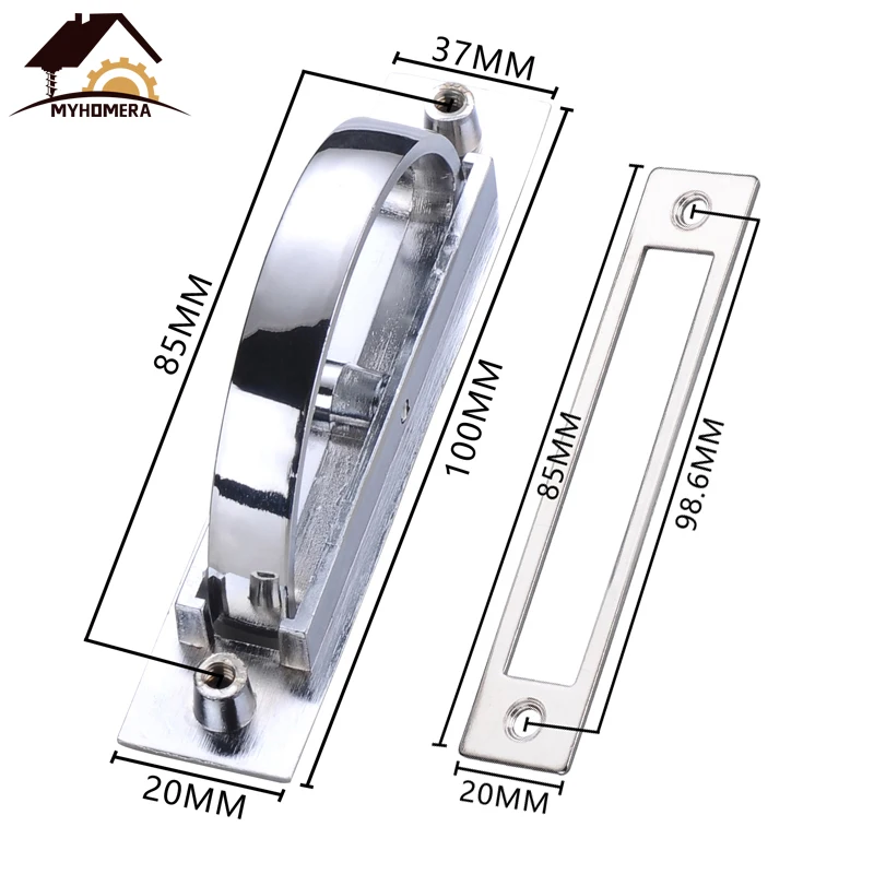 Silver-B-Handle Myhomera татами скрытые ручки 180 Вращающийся цинковый сплав утопленный скрытый Потяните покрытие напольный шкаф дверь Скрытая Мебельная ручка - Цвет: Silver-B-Handle