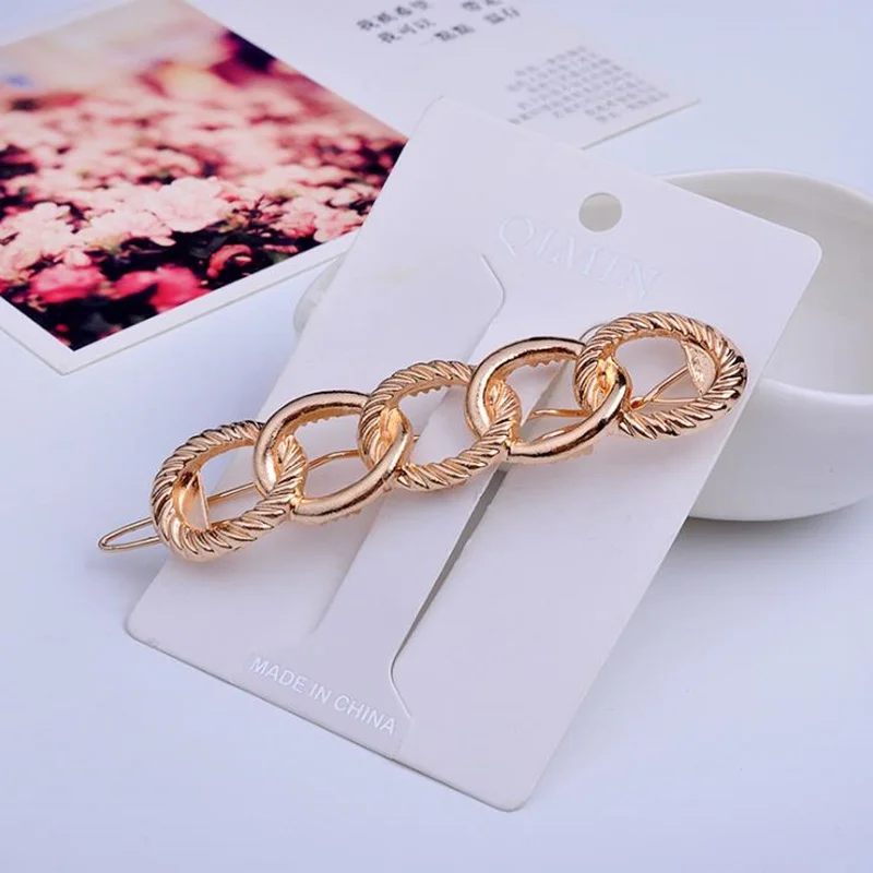 Женская заколка с леопардовым принтом Винтажная в стиле ретро из ацетата