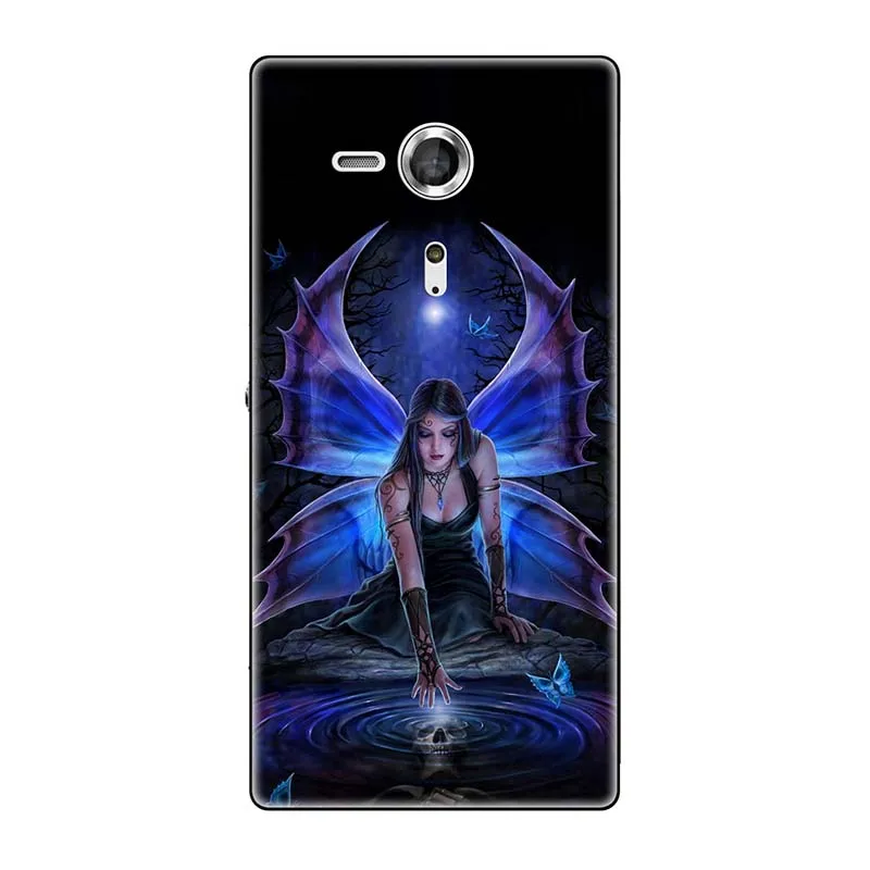 A184 Мягкие чехлы для sony Xperia SP M35 M35h M35C C5303 C5306 C5302 чехол с принтом(розы); волк милый чехол-крышка с узорами чехол для телефона чехол Fundas Para - Цвет: A184