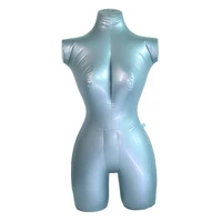 inflatable female torso model half body mannequin top clothing display props