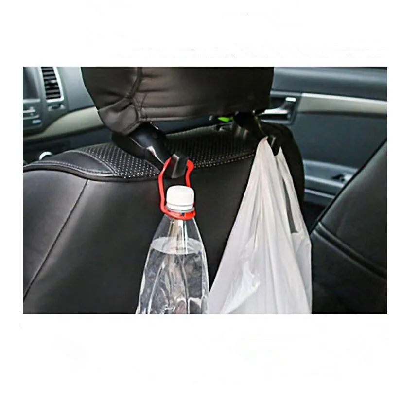 2 шт. автомобильный Стайлинг крючок для автомобильного сиденья Сумки Портативный
