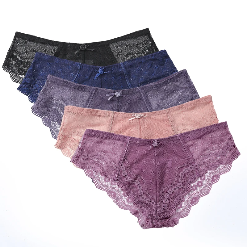 Шелковая кружевная женские трусики на каждый день Стиль хлопок женщина нижнее