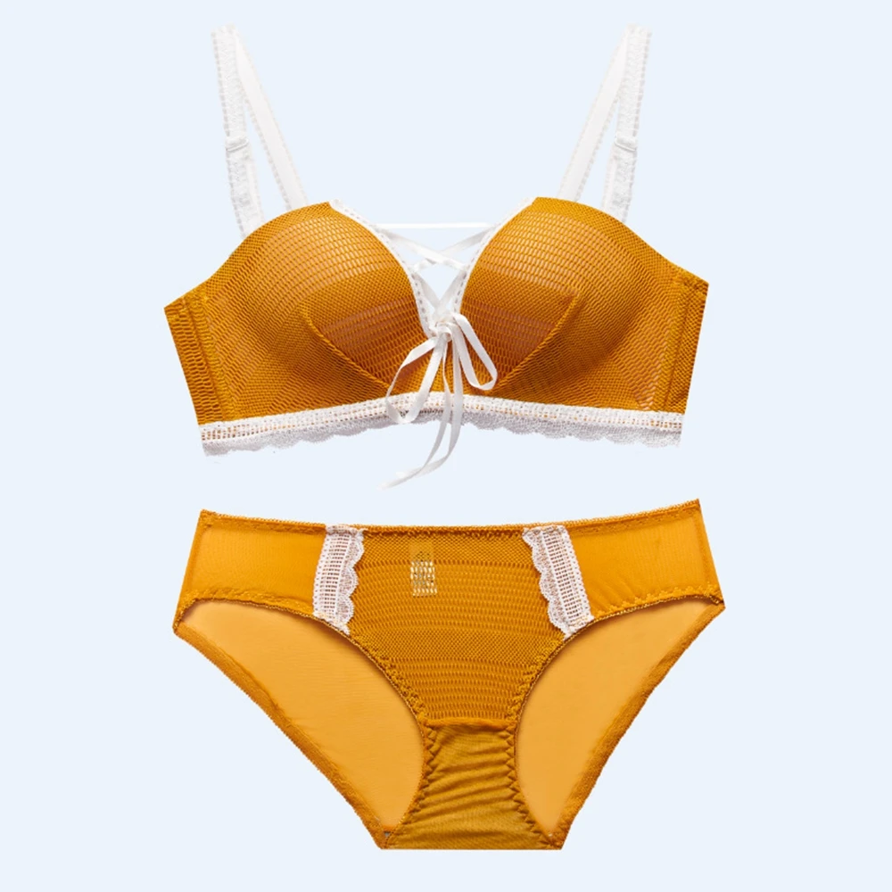 2019 Новое Женское нижнее белье бюстгальтер трусы комплект для девочек подростков