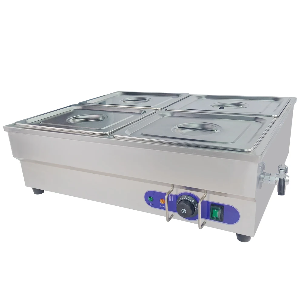 Буфет пищевой подогреватель контейнер Bain Marie электрическая Коммерческая