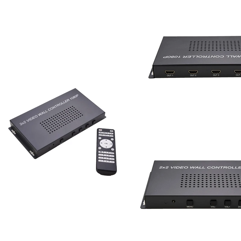 

Видеоконтроллер настенный HDMI-совместимый 2X2, видеопроцессор с поворотом на 180 градусов, многофункциональный процессор изображения, устройс...