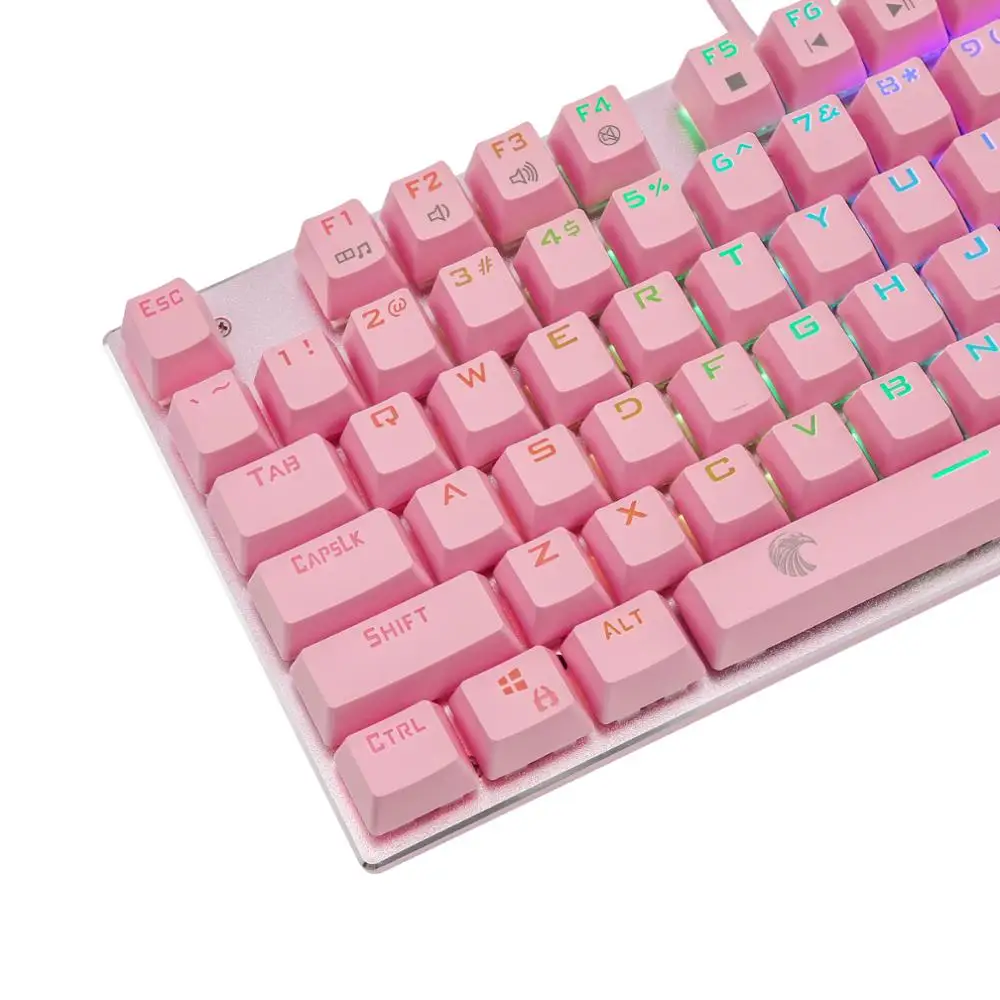 Механическая игровая клавиатура Z-88 RGB синяя красная черная водостойкая 60%