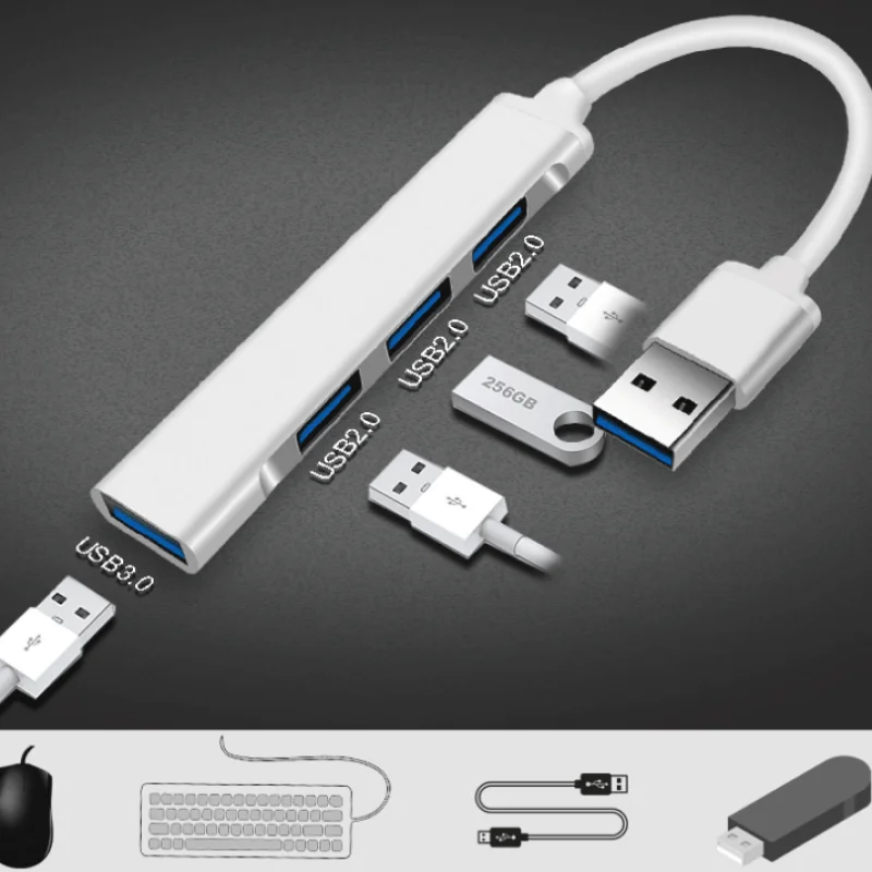 Onvian USB Type-C Hub 4 порты 3.0 Splitter для ПК 4-в-1 USB2.0 передачи данных Multiport 2.0 Ports |