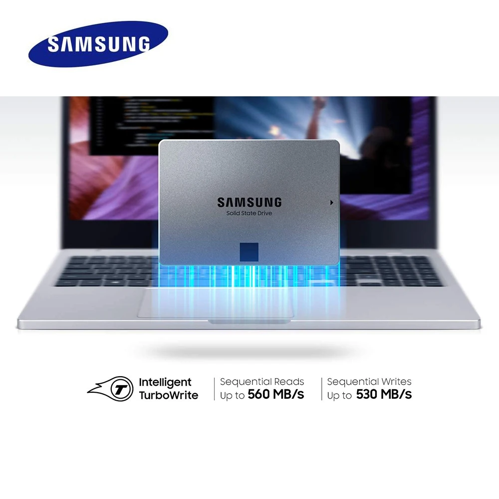 Samsung SSD 870 QVO 1 ТБ 2 4 8 SATA III оригинальный 5 &quotдюймовый внутренний жесткий диск MLC SATA3
