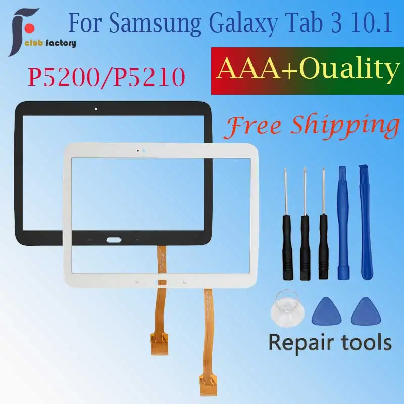 Сменный сенсорный экран для Samsung Galaxy Tab 3 10 1 дюйма с дигитайзером на сенсорной