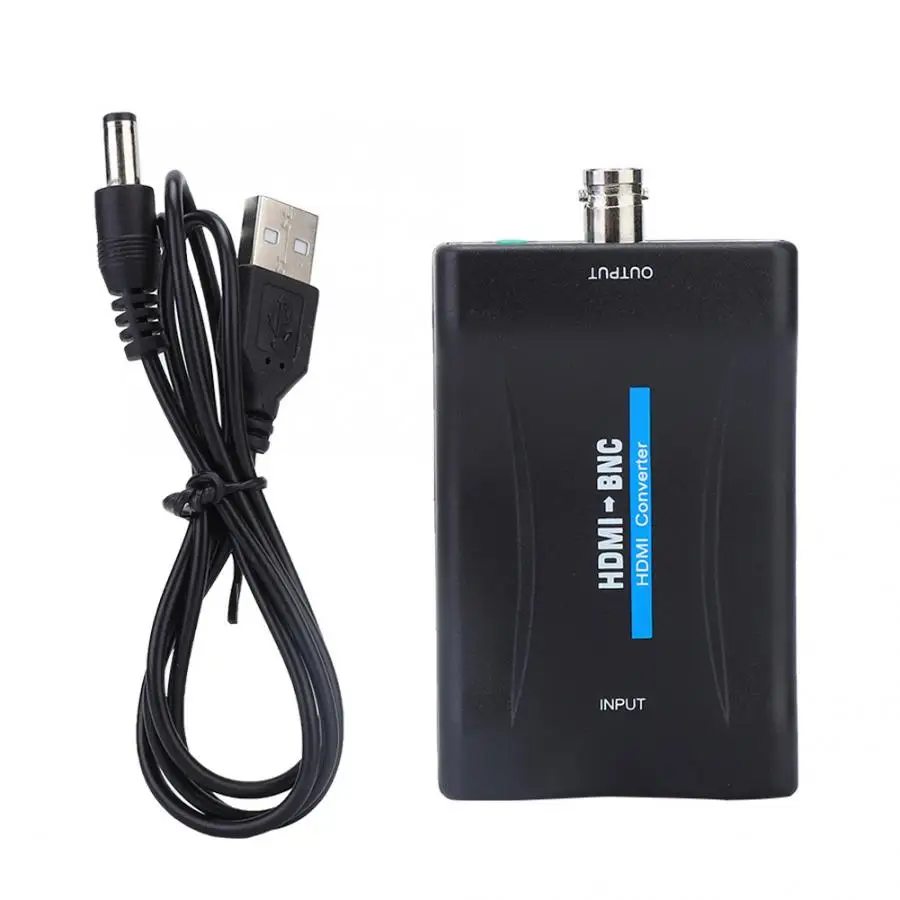 HDMI в BNC преобразователь сигнала композитный видео и 3 5 мм аудио сигнал конвертер