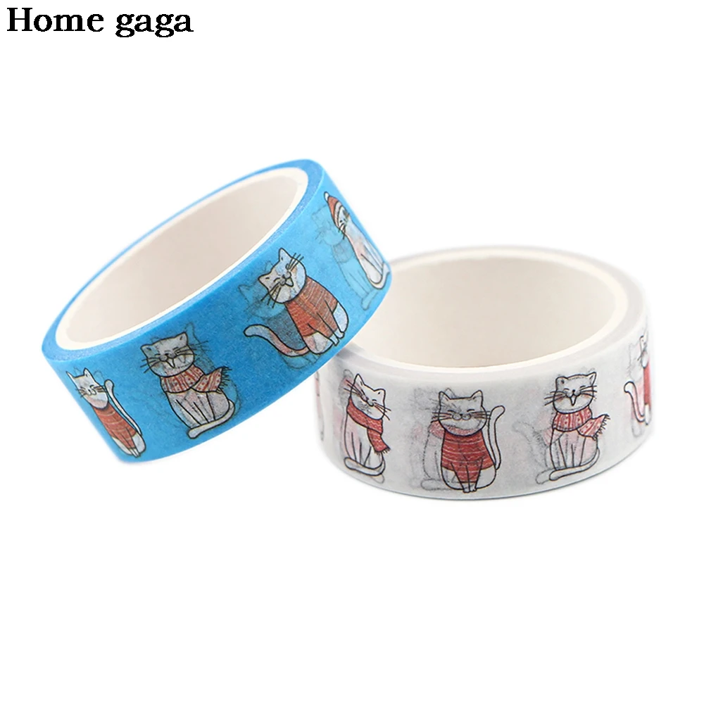 

D3387 Wholesale 20pcs/lot 15mmX5m Cute Cats Washi Tape Kawaii Adhesive Tape Scrapbooking Decorative Stickers Gift