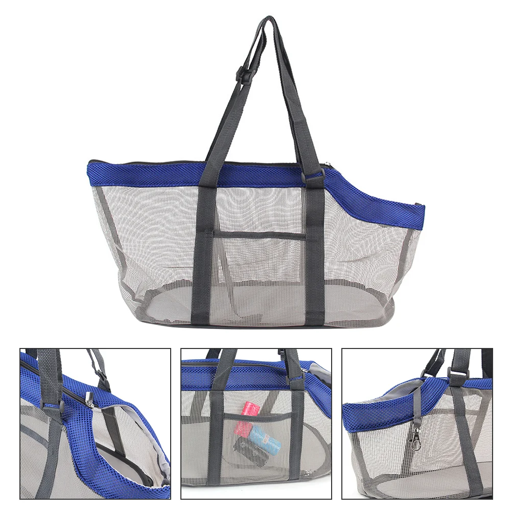 

1pc Pet Travel Carrier Bag Cat Dog Carrier Lightweight Breathable Mesh Handbag