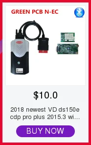 WOW CDP Pro Plus V5.00.12 с Bluetooth V5.008 R2 зеленый PCB obdii obd2 автоматический диагностический инструмент_ DHL 2 шт./лот