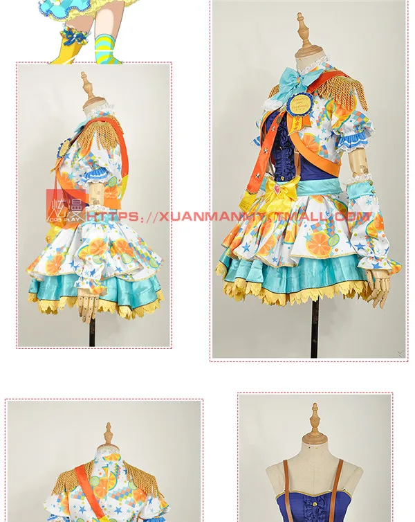 LoveLive! Awaken Yazawa Nico Hoshizora Рин аясе Эли Косака Хонока косплей костюм Хэллоуин Униформа рождественское праздничное платье