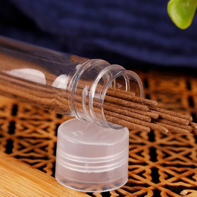 Пластиковая коробка для хранения благовоний 50 шт. прозрачная длинная палочка