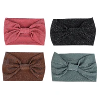 new style pure colour bow crossed hair band sporting goods yoga antiperspirant headband hair accessories