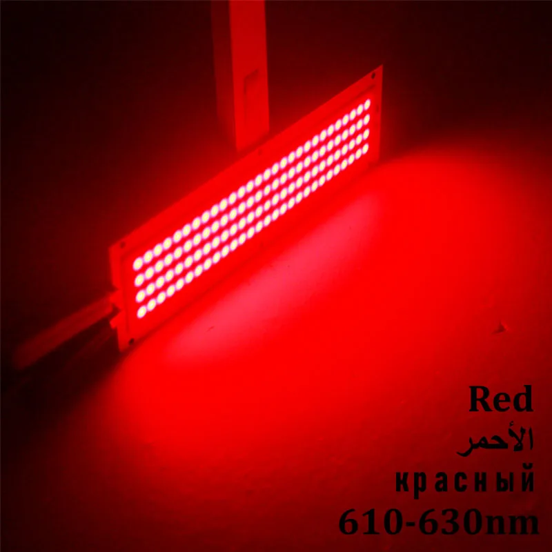 Red 610-630nm 15 Вт cob led панель с лампочками 120*36 мм источник света с регулируемой яркостью красный Буле Теплый Природа холодный белый цвет с радиочастотным пультом дистанционного управления - Испускаемый цвет: Red 610-630nm