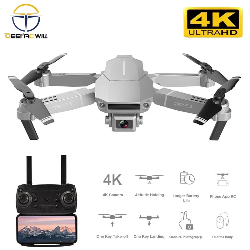 2020 Новый Радиоуправляемый Дрон 4k HD широкоугольная камера 1080P WiFi fpv